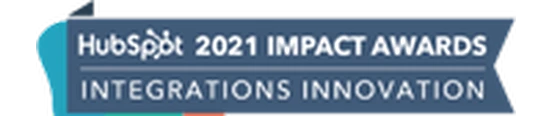 2021 HubSpot Impact Award, Integrations Innovation